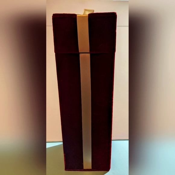 Restoration Hardware Accents New Red Velvet Gift Box Of 6 Dripless